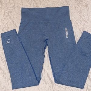 GYM SHARK LEGGINGS BLUE